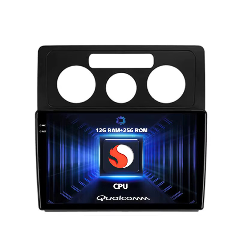 RSNAVI Android 16 Autoradio mit CarPlay und Navigation für Volkswagen Caddy 2K 3 III 2004 - 2010, 2Din Head Unit mit DSP Videoplayer und Bluetooth in Schwarz - Bild 5