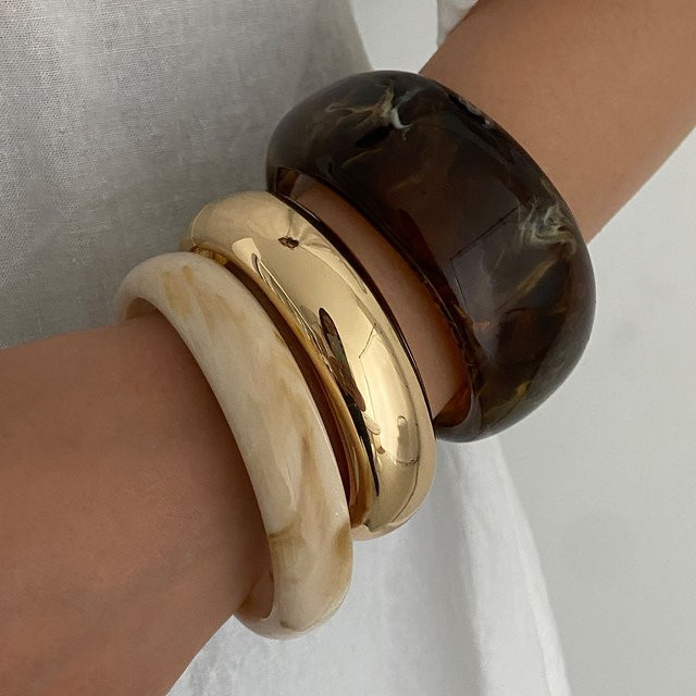 Salircon Armband, Harz, Beige, Damen - Bild 1