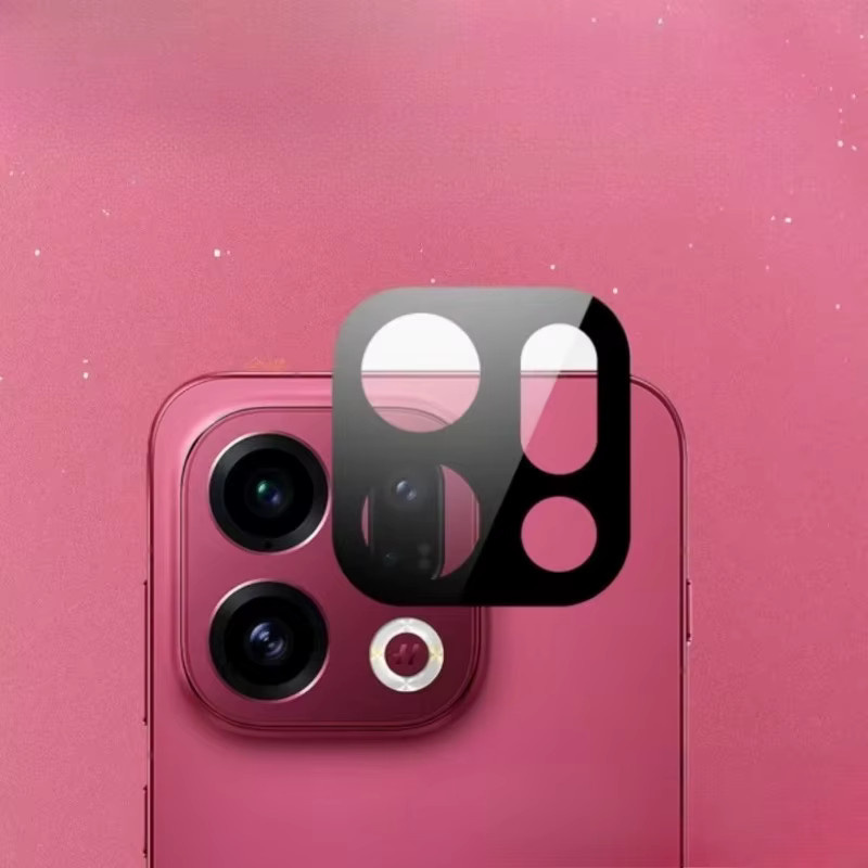 OPPO Find X9 Pro Kamera Objektiv Schutz Glas mit Schutzring in Transparent - Bild 4