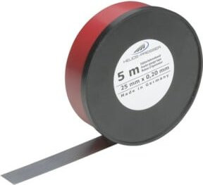Helios-Preisser Lehrenband aus C-Stahl in Rot, Breite: 25 mm, Länge: 5 m, Genauigkeit: 0,07 mm - Bild 1