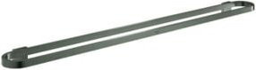 Grohe Badetuchhalter Selection aus Edelstahl in mattem Grau, Breite: 80 cm - Bild 1