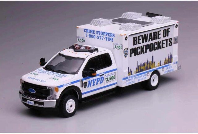 Annie NYPD F550 Werbefahrzeug, Spielzeug, 1:64, Metall, ab 14 Jahren - Bild 1