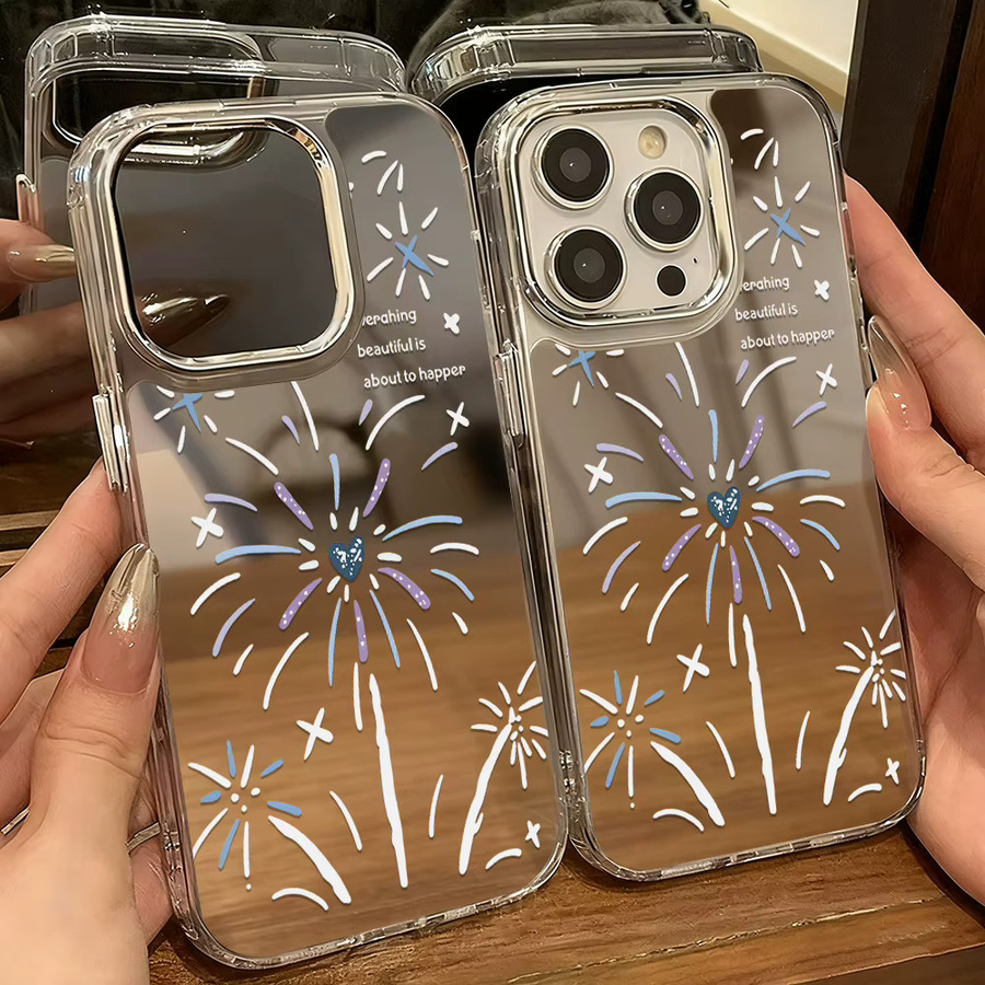 Luxus Make-Up Spiegel Handyhülle für Apple iPhone 17 Pro Max, 16, 15, 14, 13, 12, 11 und Air in Transparent - Bild 3