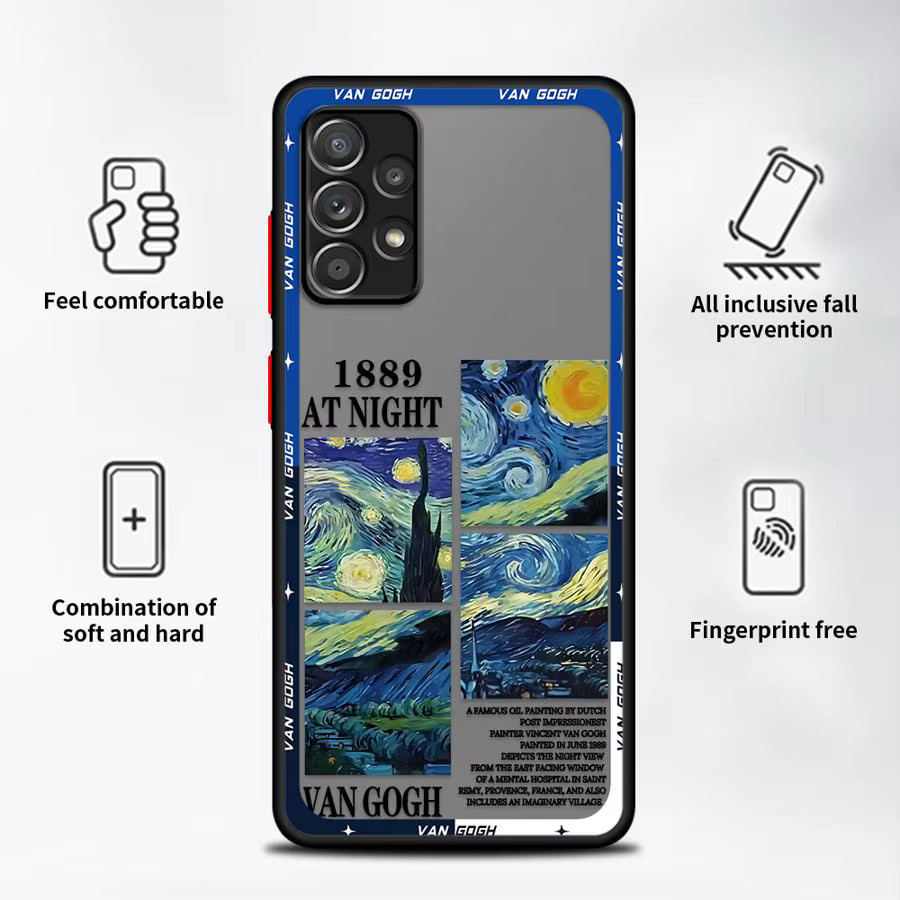 Van Gogh Ölgemälde Handyhülle für Samsung Galaxy A-Serie in Multicolour - Bild 3