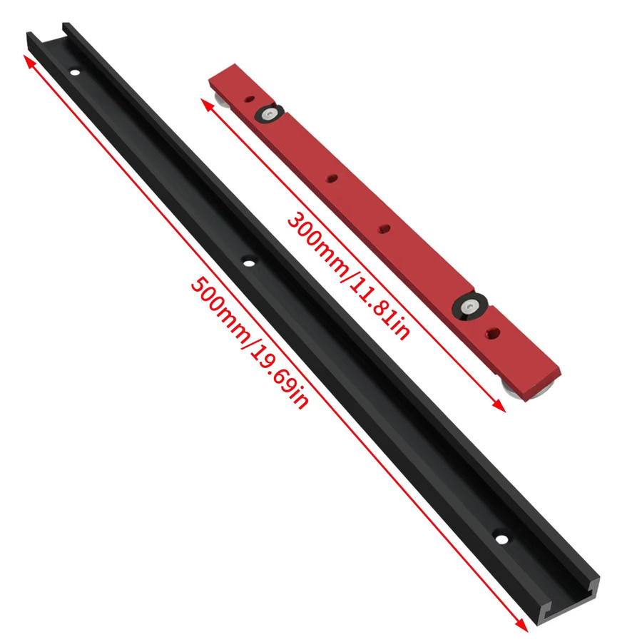GDART 2er Set T-Track und Gehrung Bar Slider aus Aluminiumlegierung für Holzbearbeitung - Bild 4