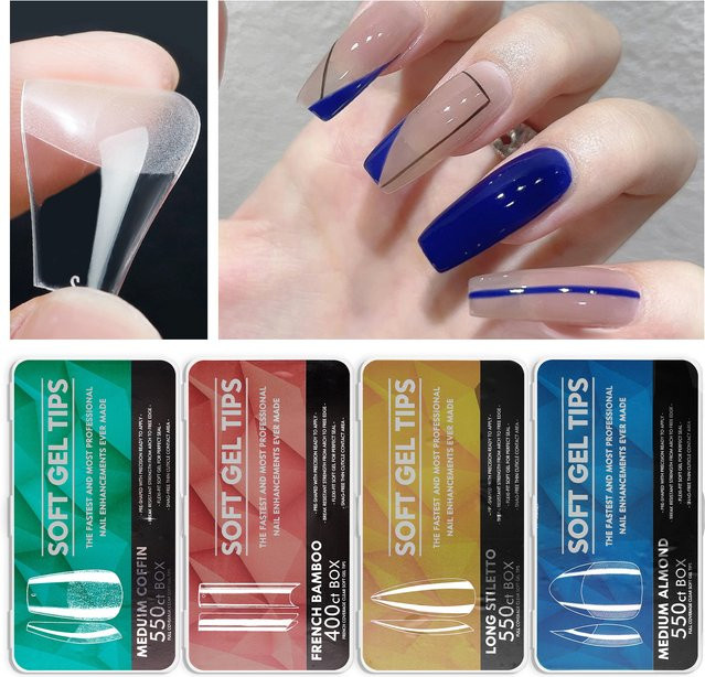 Misscheering Falsche Nägel, Transparent, Ultradünne Vollabdeckung, Unisex - Bild 1