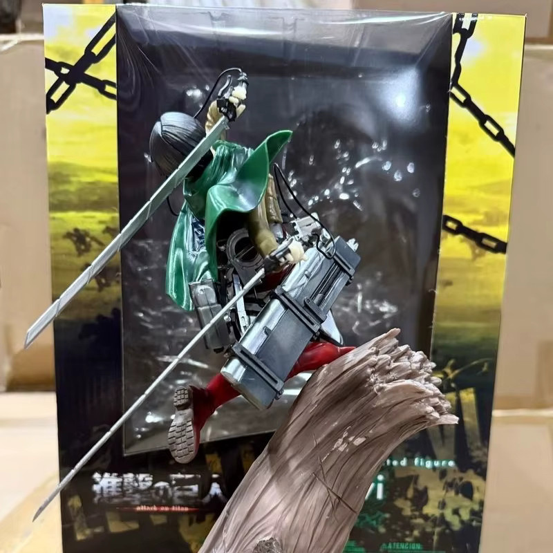 Bandai Attack On Titan Levi Ackerman Erneuerte Version, Anime-Figur, Kunststoff, Bunt / Mehrfarbig - Bild 3