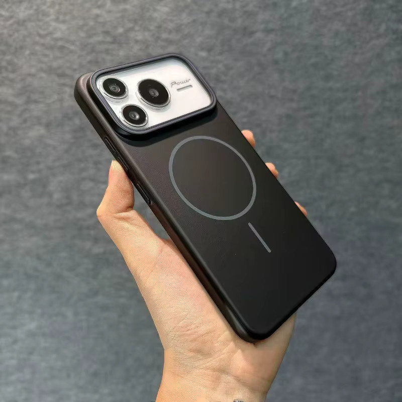 MagSafe Schutzhülle für Honor Magic Serie, Matte Stoßfeste Magnetische Ladehülle aus hartem PC, Farbe: Schwarz - Bild 1