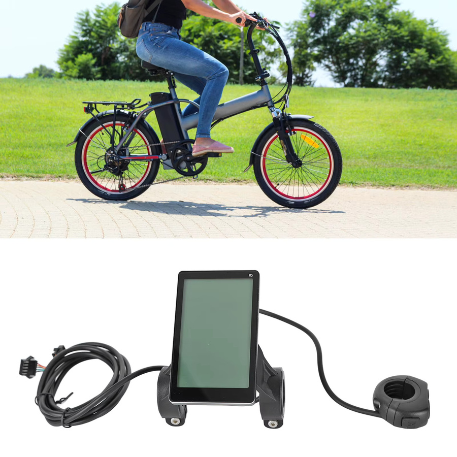 Qiilu M5 LCD-Display für Elektrofahrräder und E-Roller, Schwarz - Bild 2