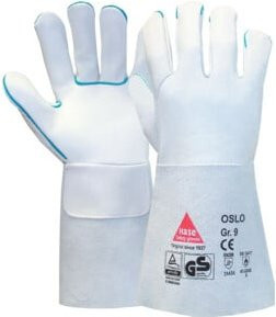 Hase Oslo Schweißerhandschuh aus Rindnarbenleder in Weiß, Größe 7 - Bild 1