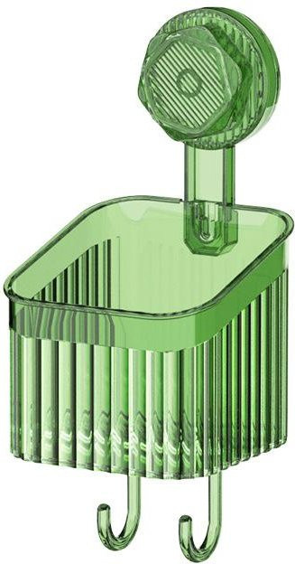 Yiran Furniture Wandmontiertes Badezimmerregal aus Kunststoff als Shampoo-Halter und Duschabflusskorb in verschiedenen Farben - Bild 1