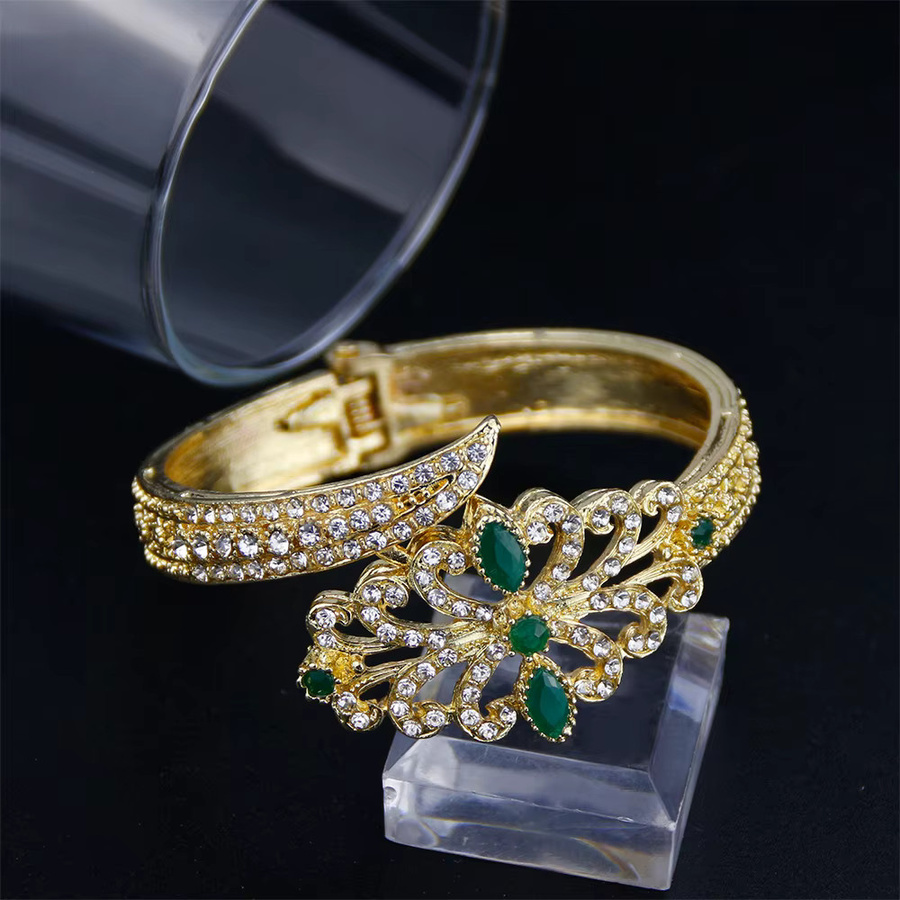 Sun spicems Armreif, Gold Farbe, Strass, Damen - Bild 2