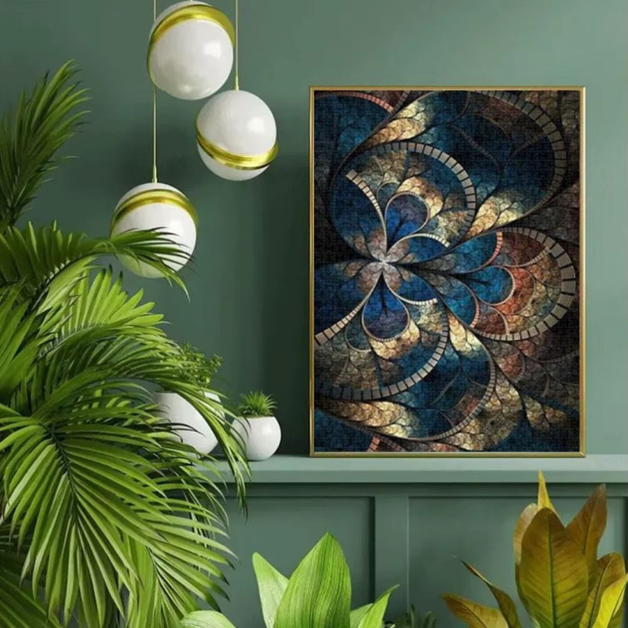 AZNM Spiral-Fraktalpuzzle, 1.000 Teile, bunt - Bild 3