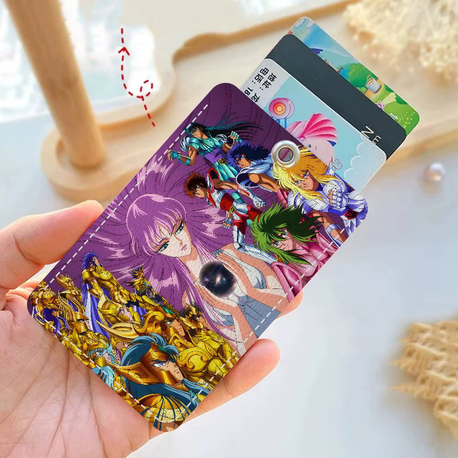 Saint Seiya Anime Kartenetui aus Kunststoff für Kreditkarten und Ausweise, Multicolour, Unisex - Bild 3