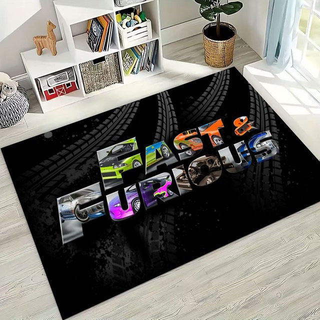 Faviora Fast & Furious X Dominic Art Teppich, rutschfest, mehrfarbig, B/T: 60 x 40 cm - Bild 1