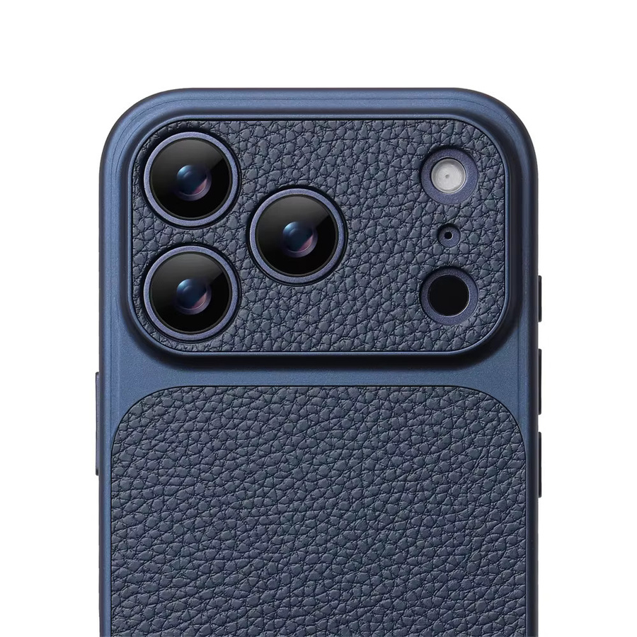 Aibairuixin Lychee-Leder Handyhülle in Braun für iPhone 11 bis iPhone 17 Pro Max Plus, stoßfeste Schutzhülle mit mattem Finish - Bild 2