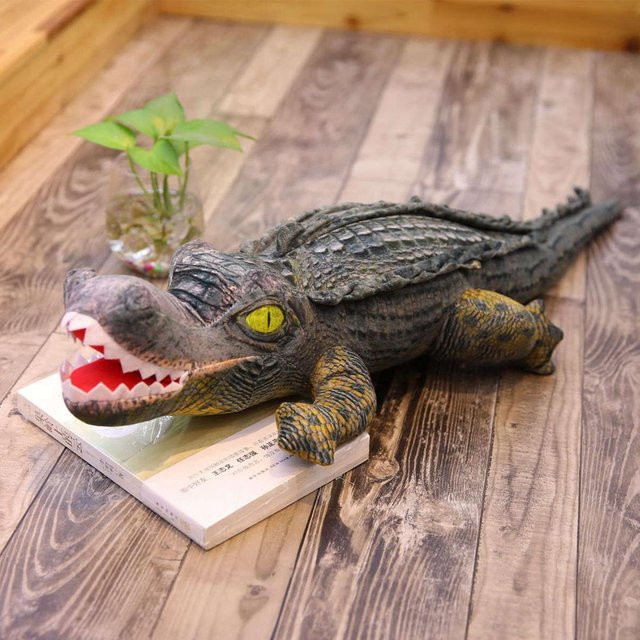 Yiran Health & Beauty Simulation Krokodil Plüschtier, ab 3 Jahre - Bild 1