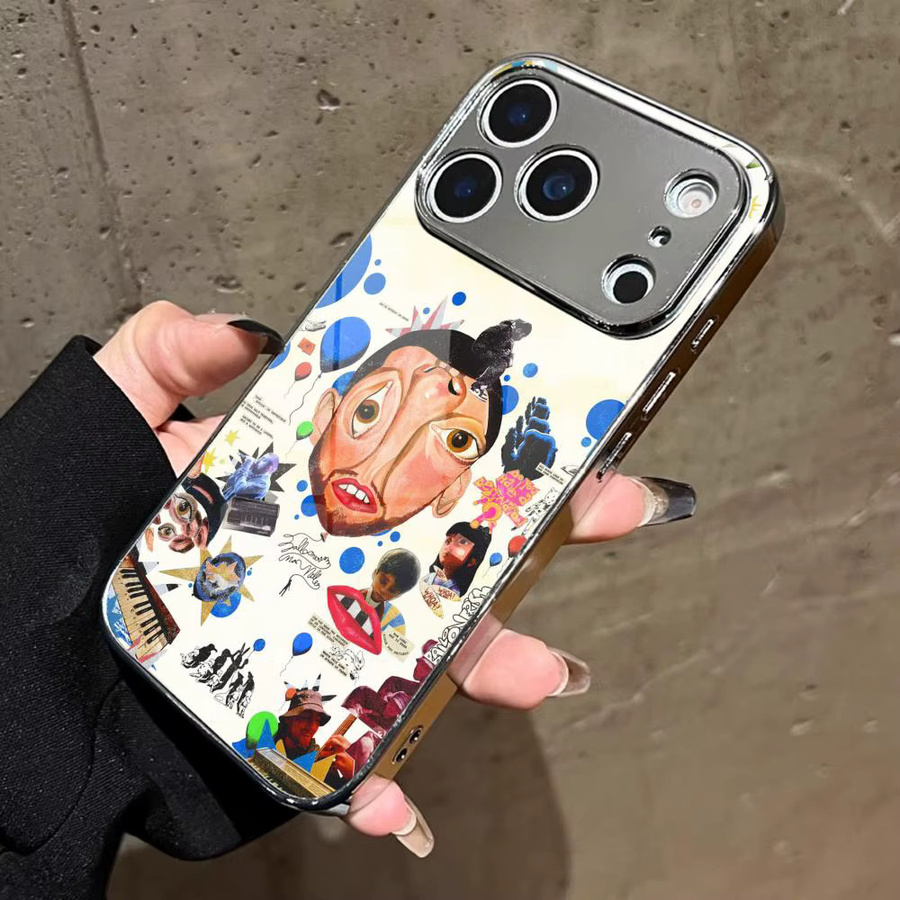 M-Mac M-Miller Star Handyhülle für iPhone 17 16 15 14 13 12 Pro Max Plus mit galvanisiertem Metall-Stoßfänger in Multicolour - Bild 5
