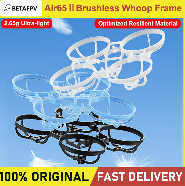 BETAFPV Air65 II 65mm 1S Brushless Whoop Frame Kit für Micro FPV Racing Drohnen in Orange - Bild 1