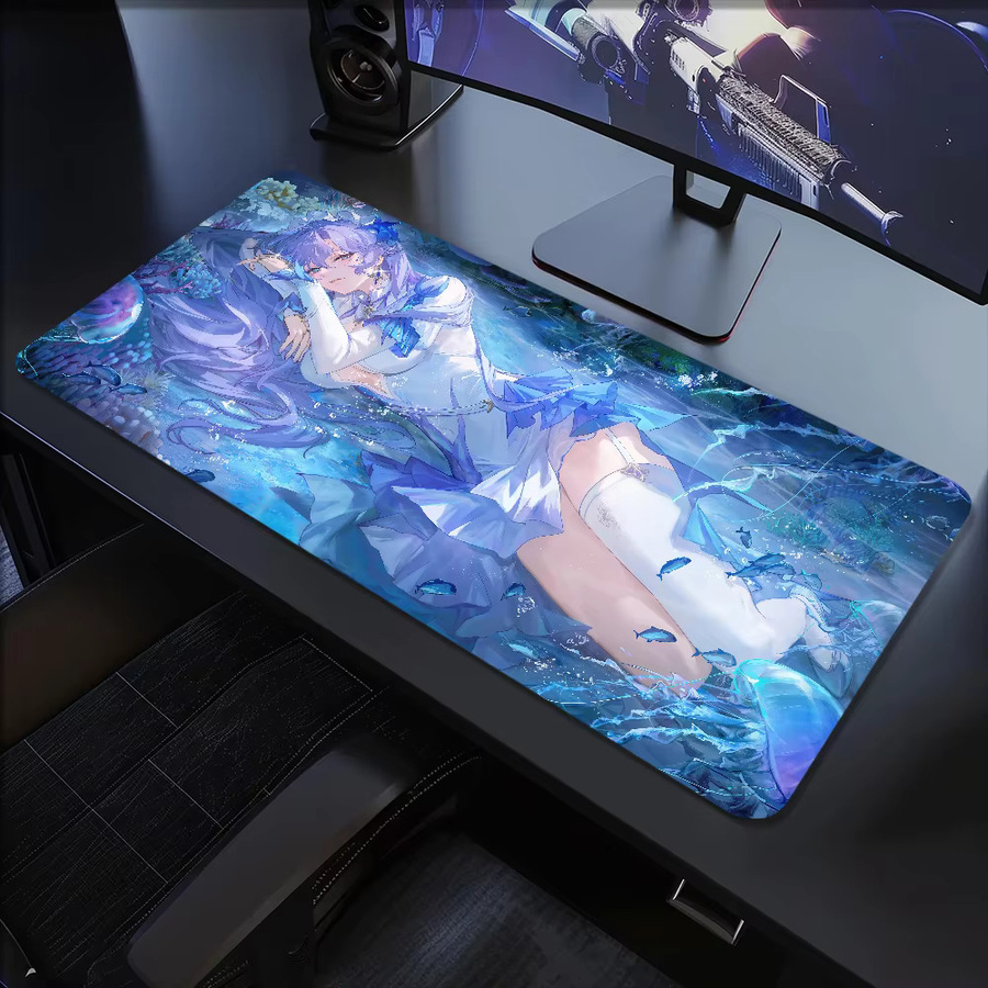 Game Cantarella Wuthering Waves Mauspad Multicolor, rutschfest und verdicktes Gaming-Schreibpad mit Lockedge - Bild 6