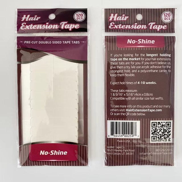 Walker Tape No Shiny Hair Replacement Tape, doppelseitiges Klebeband, 120 Stück - Bild 1