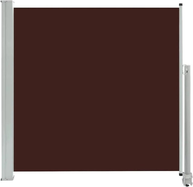 Furnicato Ausziehbare Seitenmarkise aus Polyester in Braun, B: 300 cm, H: 160 cm - Bild 1