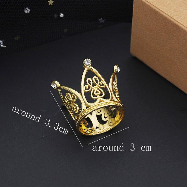 YIRAN Jewelry Kleine Krone, Diadem, Kinder, Unisex, brown - Bild 1