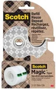 Scotch Handabroller Magic in Silber aus Edelstahl mit klarem Klebeband - Bild 1