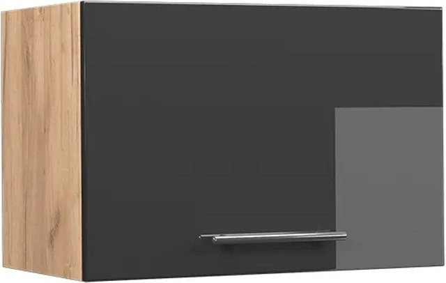 Vicco Hängeschrank Fame-Line Küchenschrank in Eiche Anthrazit Hochglanz mit Softclose-Scharnieren, Breite: 60 cm, Höhe: 40 cm, Tiefe: 34,1 cm - Bild 2