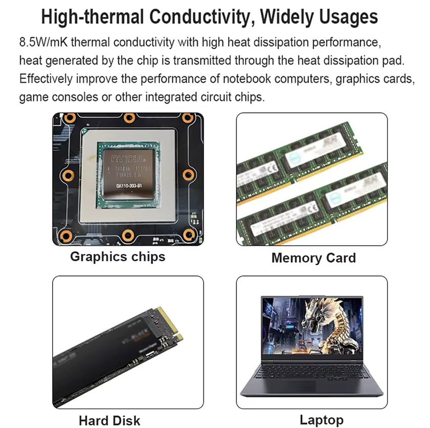 Honeywell PTM7950 Phasenwechselpad Wärmeleitpad für Laptop CPU GPU in Grau - Bild 4