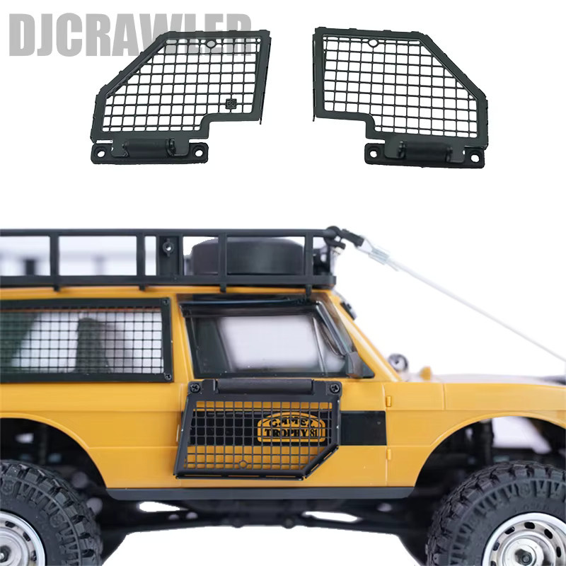 DJCRAWLER Upgrade Zubehör, 1:24, Metall, Fenster Mesh Sonne und Regen Schild Antenne Chassis Rüstung für FCX24M Range Rover Modifizierte Auto KIT - Bild 2