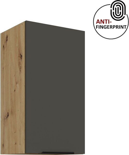 Küchen Hängeschrank ARIA in Anthrazit matt mit Einlegeböden - Bild 1