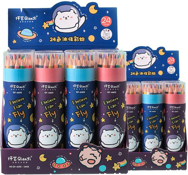 Buntes Aquarellstifte-Set mit 12 bis 48 Farben für Künstler und Erwachsene zum Skizzieren und Malen - Bild 1