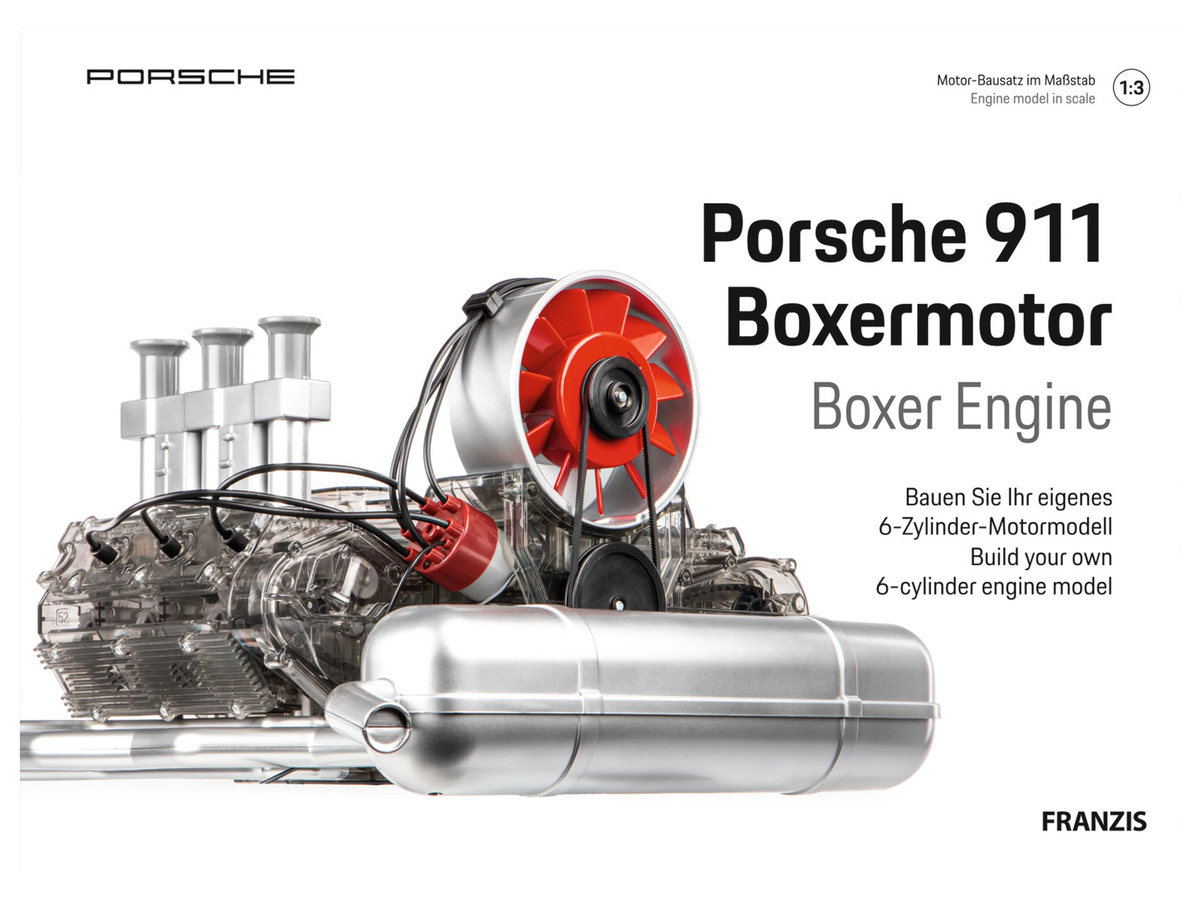 FRANZIS Porsche 911 Boxermotor Bausatz ab 14 Jahre - Bild 3