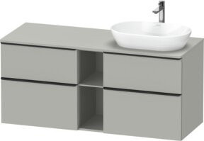 Duravit Waschtischunterschrank D-Neo in Schwarz und Grau, matt - Bild 1