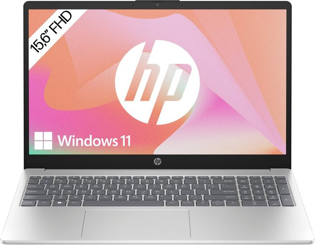 HP Notebook 15-fd0656ng, 15,6 Zoll Full HD, Silber, Intel Core i5-1334U, 16 GB RAM, 1 TB M.2 SSD, Intel Iris Xe, Windows - Bild 1