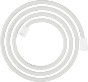 Hansgrohe Textilbrauseschlauch 2000 mit beidseitig zylindrischen Muttern in Mattweiß - Bild 1
