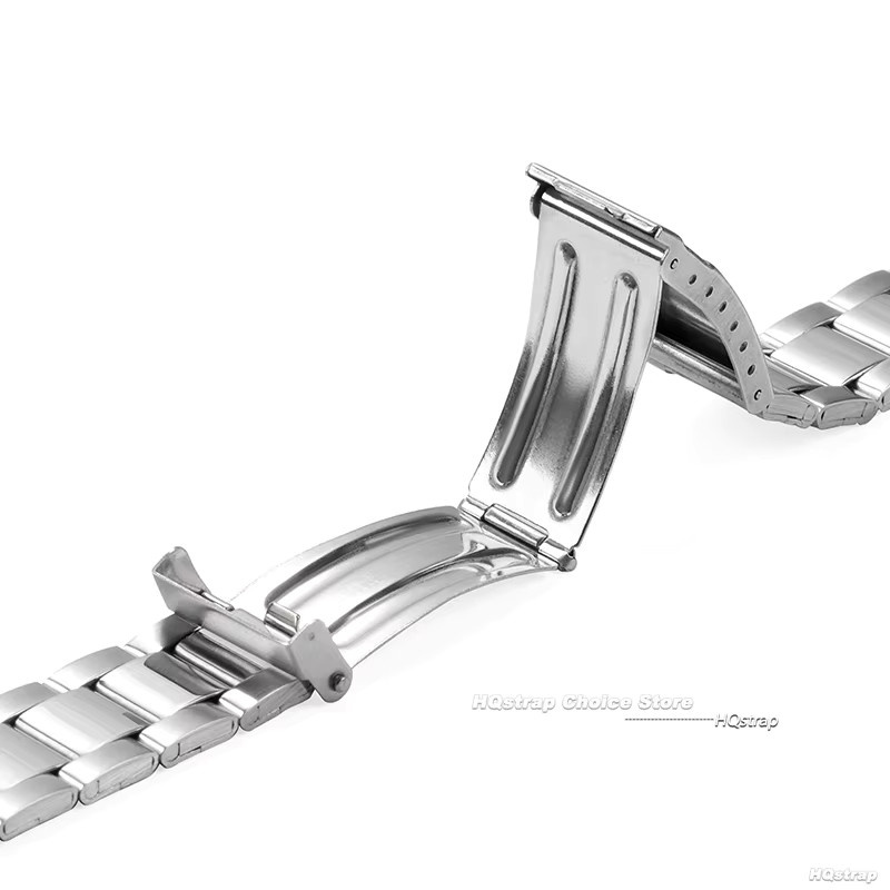 HQstrap Uhrenarmband Edelstahl, Silber, Unisex - Bild 5