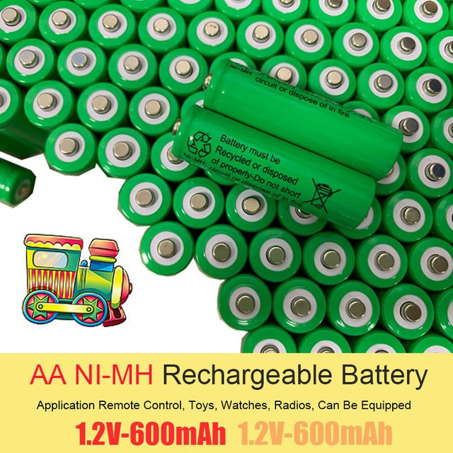 SUYIJIA AA NI-MH Akku, 1,2 V, 600 mAh, Grün - Bild 1