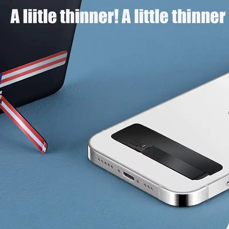 Tutew Faltbarer Handyhalter aus Edelstahl als universeller Desktop-Ständer für Samsung in Silber oder Schwarz - Bild 2
