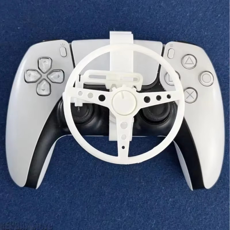 GEVBAY Mini-Lenkradbefestigung in Weiß als Rennradadapter für PS5, PS4 und Xbox-Controller - Bild 2