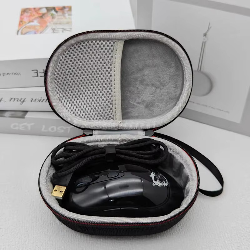 DIXSG Hartschalen-Tragetasche für Logitech MX Master 3S und MX Master 4 in Schwarz mit Kabel-Organizer - Bild 5