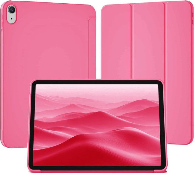 Magnetische Smart Cover Hülle für iPad 11. Generation 11 Zoll und 10. Generation 10,9 Zoll mit Auto Wake/Sleep Funktion in Pink - Bild 1