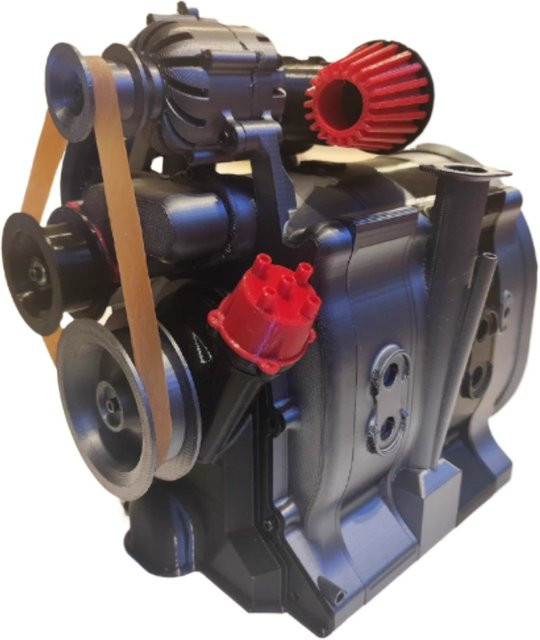 goni RX8 Miniaturmotormodell, 3D-gedrucktes Motor-Betriebsprinzip, Demonstrationswerkzeug, simuliertes Rotormotormodell - Bild 1