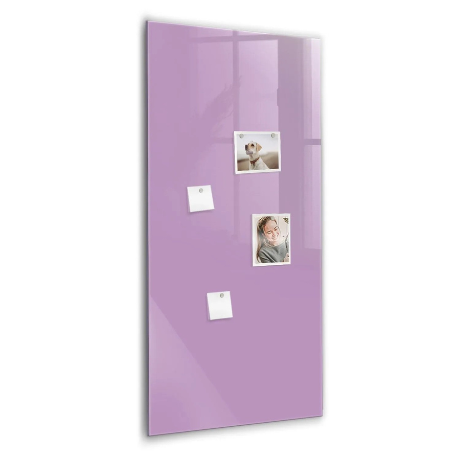 Tulup Glas Magnettafel Fliederfarben B: 60 cm, H: 120 cm - Bild 2