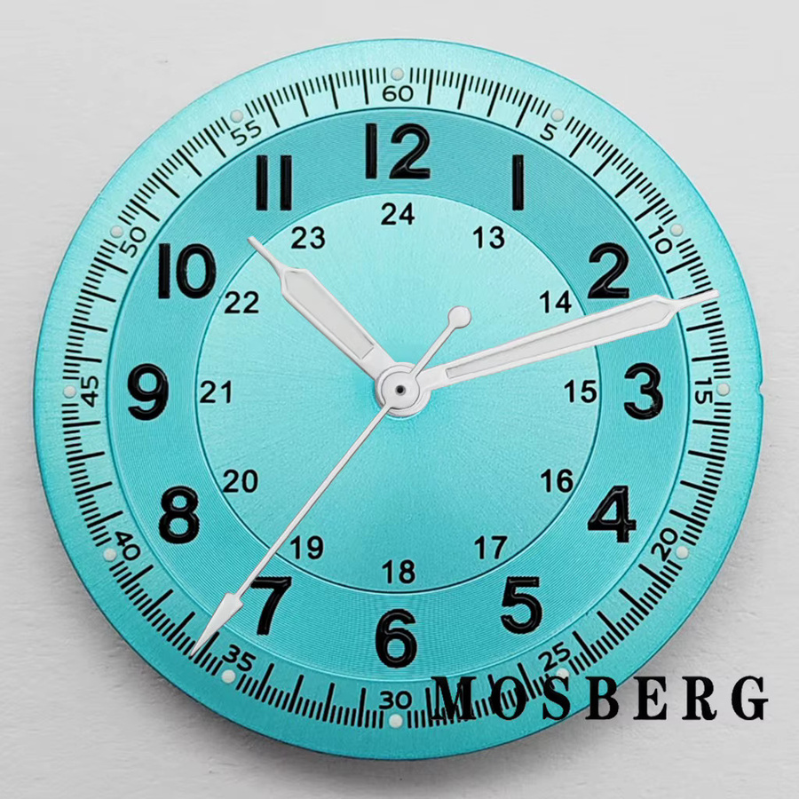 miuksi Uhrenzifferblatt 29 mm, Schwarz, Unisex - Bild 2