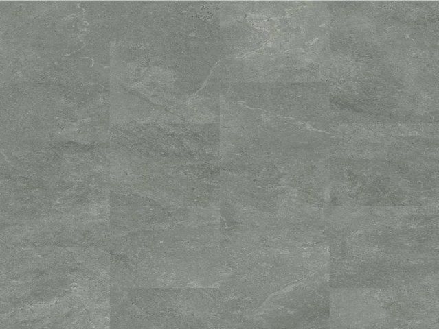 Timefloor Vinylboden Rigid SPC Maritim Eleganz Helgoland in Grau mit Fliesenoptik - Bild 1