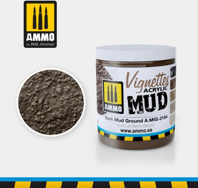AMMO by MIG Jimenez Vignettes Dark Mud Ground, Braun - Bild 1
