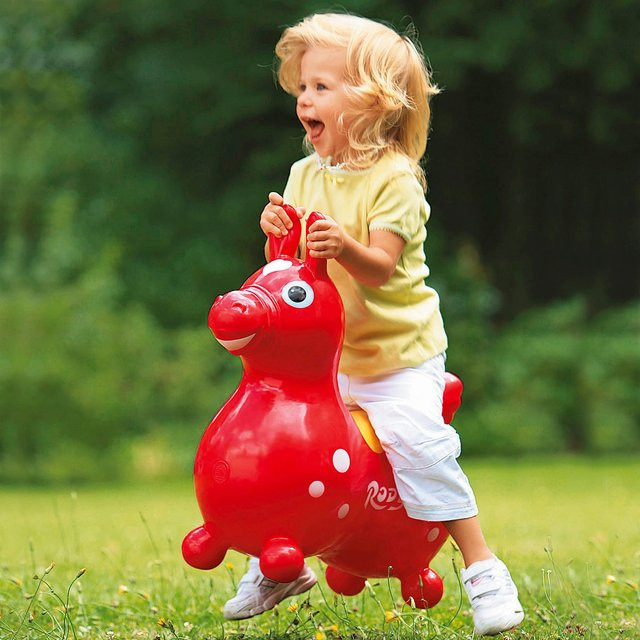 Gymnic Rody Gummi-Hüpfpferd rot ab 3 Jahren - Bild 2