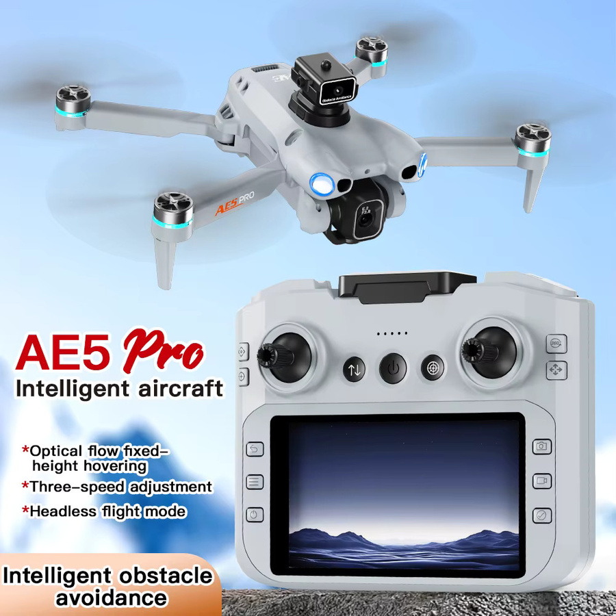 Professionelle AE5 GPS MAX Drohne mit 8K HD-Nachtsicht, 5G WiFi und Laserbarrierevermeidung, klappbarer Quadrocopter von BOALZETD - Bild 3